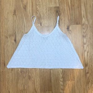 Casual cropped tank top